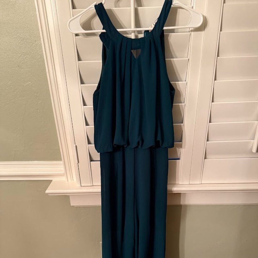 Emerald Green Wide Legged Jump Suit
